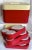 1960's Retro Hampa Red Stacking Plastic Picnic Box for 4 For Sale - Image 13 of 13