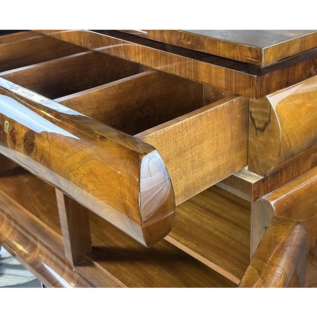 Art Deco Walnut Sideboard, Bohemia, 1930s For Sale - Image 12 of 14