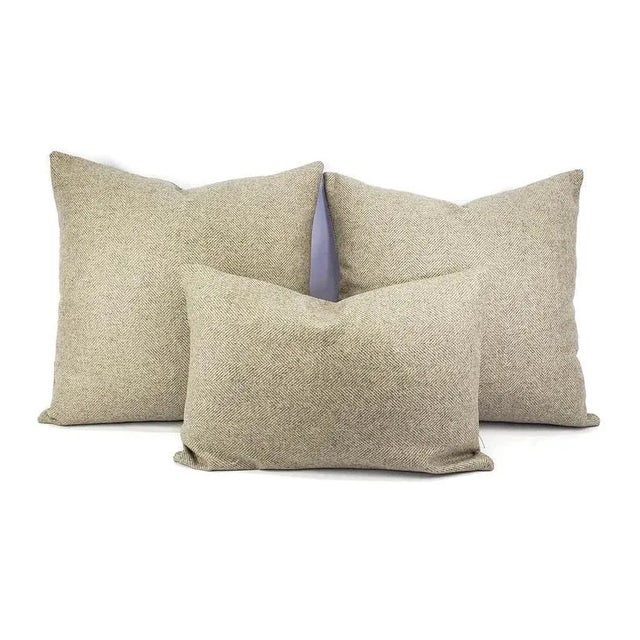 Not Yet Made - Made To Order Travers Hornbuckle in Pebble Lumbar Pillow Cover For Sale - Image 5 of 6