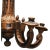 19th-Century Italian Hand-Carved and Gilt-Wood Four-Arm Chandelier For Sale - Image 4 of 6