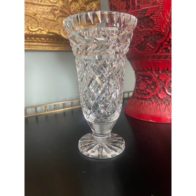 Vintage Waterford Crystal Vase For Sale In Boston - Image 6 of 7