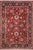 Shabby Chic 1990's Floral Pak-Persian Red/Blue Wool Rug - 9'0'' X 12'5'' For Sale - Image 9 of 9