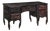French Provincial Desk in Ebonized Polychrome, Late 18th Century For Sale