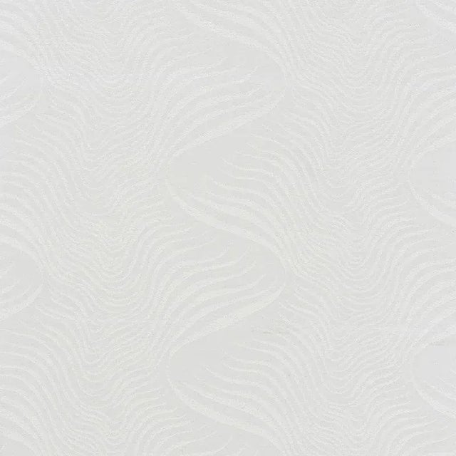 Sample - Schumacher Sauvage High Performance Woven Fabric in Limestone For Sale