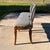 Wood Barry Dixon for Tomlinson Erwin-Lambeth "Albemarle" Interlocking Circle Back Banquette Bench For Sale - Image 7 of 11