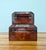 Wood Vintage Faux Burl Wood Keepsake Boxes – Set of Two For Sale - Image 7 of 7
