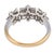 Vintage 1.70 Carat Diamond 18k White Gold Floral Ring, Size 6.5 For Sale In Los Angeles - Image 6 of 6