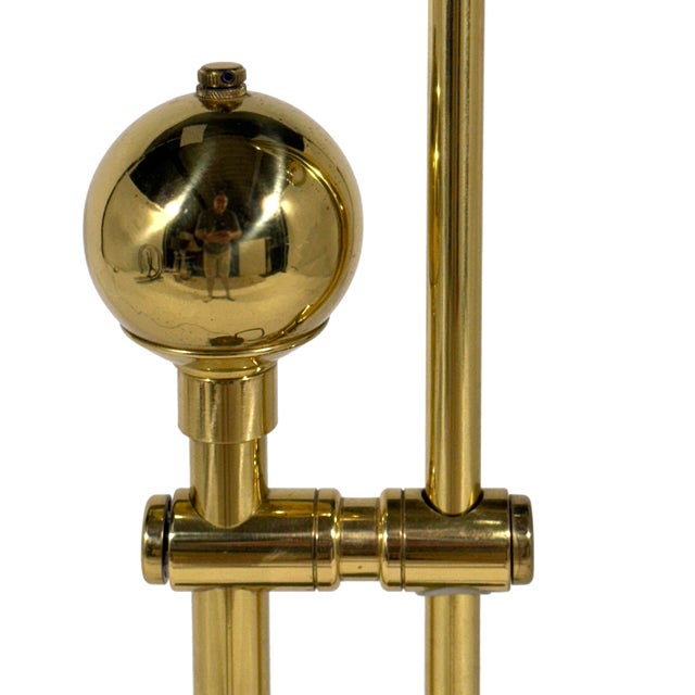 Brass Pharmacy Adjustable Floor Lamp For Sale - Image 11 of 12