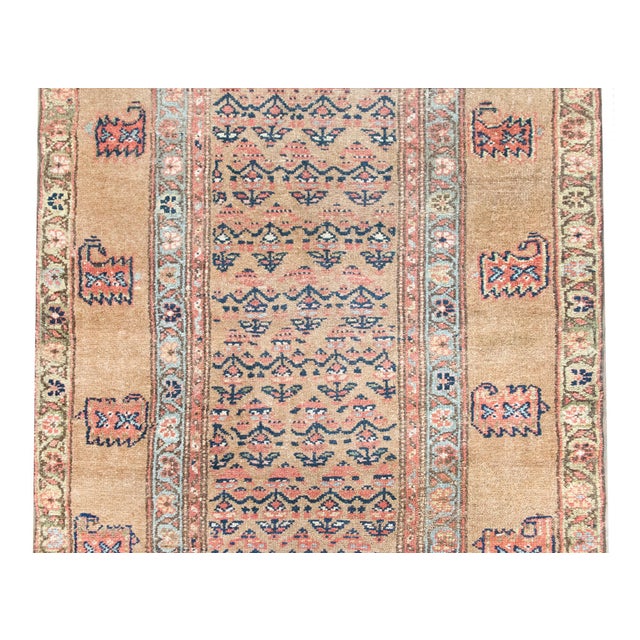 1900 - 1909 Early 20th Century Persian Serab Runner For Sale - Image 5 of 15