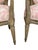 Early 20th Century Louis XVI Style Grey Painted Armchairs in Pink and White Ikat Upholstery - A Pair For Sale - Image 17 of 18
