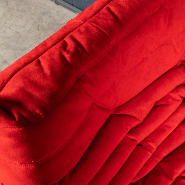 Red Togo Corner Sofa by Michel Ducaroy for Ligne Roset, France, 1973 For Sale - Image 15 of 18