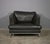 Sofa and Lounge Chair in Anthracite Leather from Valdichienti, 1970s, Set of 2 For Sale - Image 6 of 11