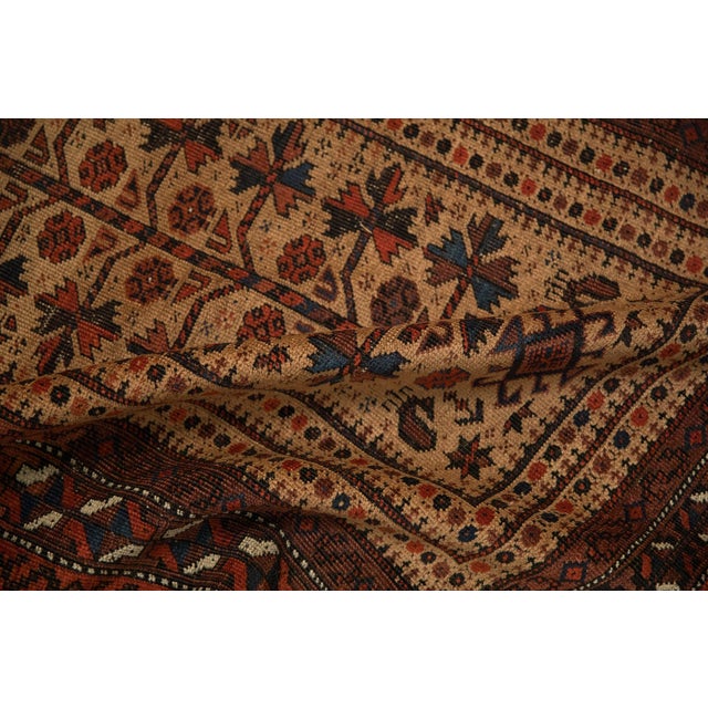 Antique Belouch Rug - 2'10" x 4'6" For Sale - Image 10 of 12