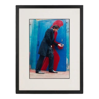 Large Framed Photograph of Adrien Brody by Sylvia Plachy For Sale