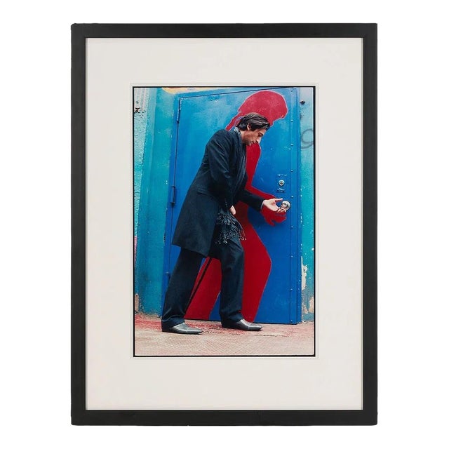 Large Framed Photograph of Adrien Brody by Sylvia Plachy For Sale
