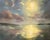 Sundance Upon the Sea by Leigh Ann Van Fossan | Oil on canvas Seascape with boats and clouds For Sale