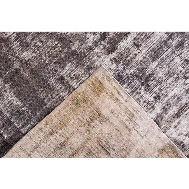 Traditional Vintage Distrssed Persian Wool Rug For Sale - Image 3 of 6