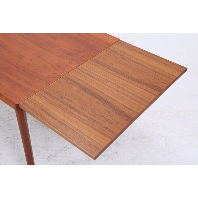 Mid-Century Danish Teak Kitchen Table, 1960s For Sale - Image 10 of 15