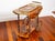 Vintage Italian Marquetry Bar Cart With Serving Tray For Sale - Image 10 of 11