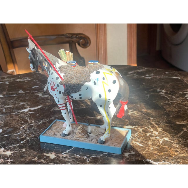 War Pony Statue Figurine For Sale - Image 4 of 7