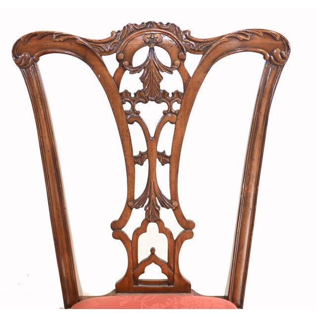 Chippendale Dining Chairs in Mahogany, Set of 10 For Sale - Image 5 of 10