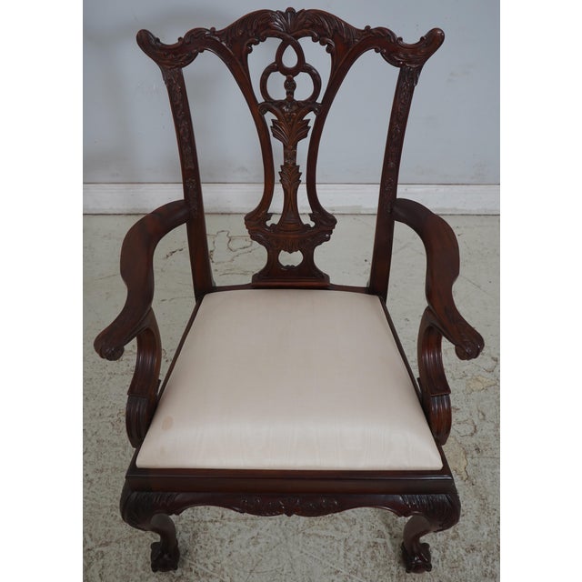Age: Approx: 30 Years Old Details: Mahogany Ball & Claw Feet Fine Carved Details High Quality Construction Queen Anne Legs...