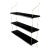 Black Marquina Marble and Brass Morse Shelf by OxDenmarq For Sale - Image 6 of 6