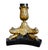 Brass Large 19th C. French Marble and Brass Candlesticks - A Pair For Sale - Image 8 of 8