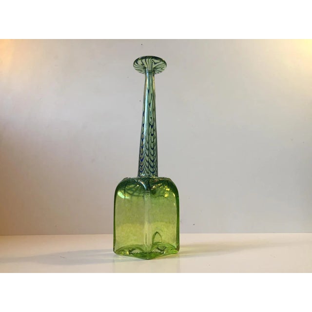 Blue Scandinavian Vase, 1960s For Sale - Image 8 of 8