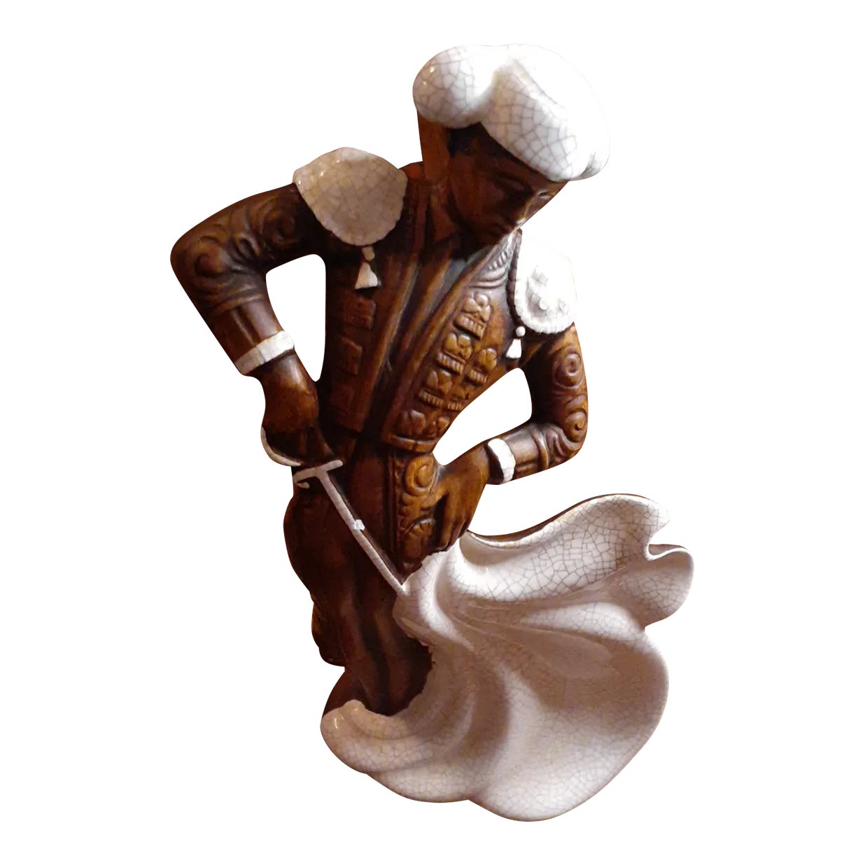 Mid-Century Modern Treasure Craft Ceramic Bullfighter Matador Figurine