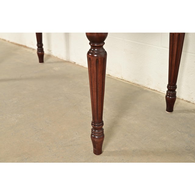 Baker Furniture Style Federal Flame Mahogany Buffet Server or Hall Table For Sale - Image 11 of 15