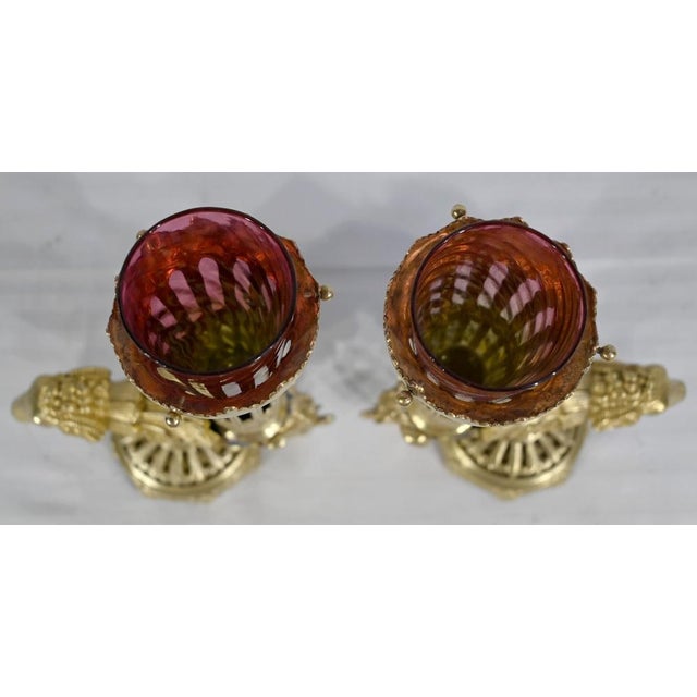 Bronze Rhythm Vases, Set of 2 For Sale - Image 4 of 18