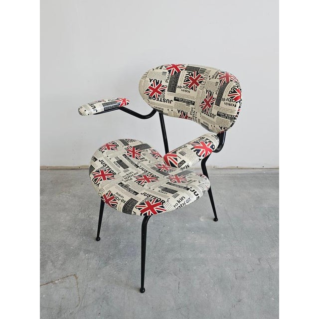 1950s Set of Mid-Century Modern Armchairs by Gastone Rinaldi for Rima, 1954 For Sale - Image 5 of 10