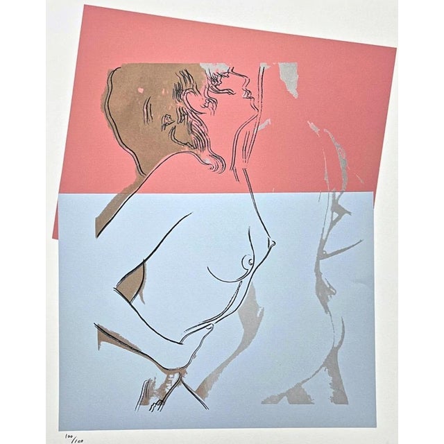 Mid-Century Modern After Andy Warhol, Act Technique, 1980s, Lithograph For Sale - Image 3 of 7