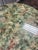 Traditional I Magnin Hand-Painted Faux Marble With Glass Dining Table, 50 Inches For Sale - Image 3 of 12