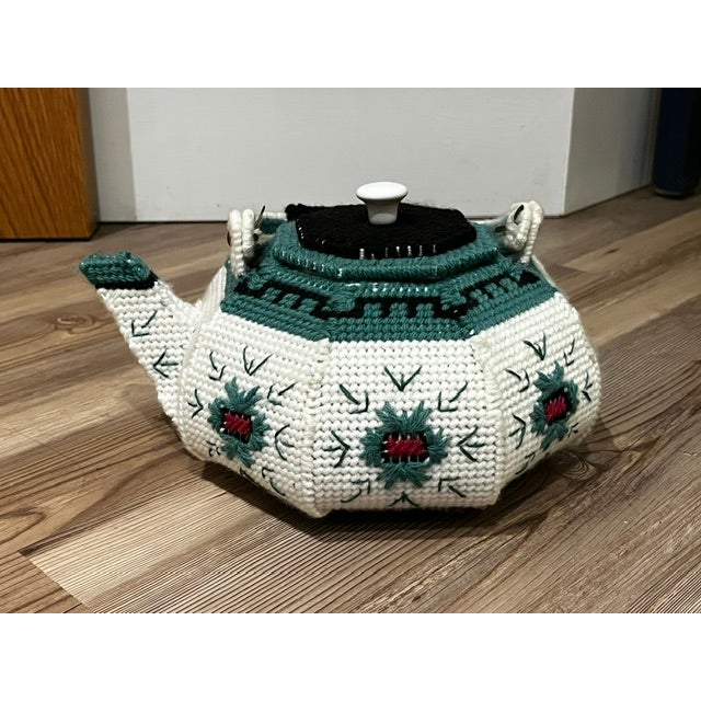 Vintage Crochet Tea Pot Cozy For Sale - Image 13 of 14