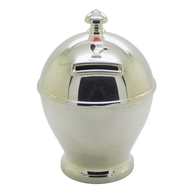 Vintage Italian Sterling Silver 925 Pinocchio Piggy Bank from Raddi, Florence, 1980s For Sale