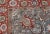 Textile Antique Persian Tabriz Rug With Floral and Vine Design in Muted Blue and Red Tones 8'9"x12'2" For Sale - Image 7 of 9
