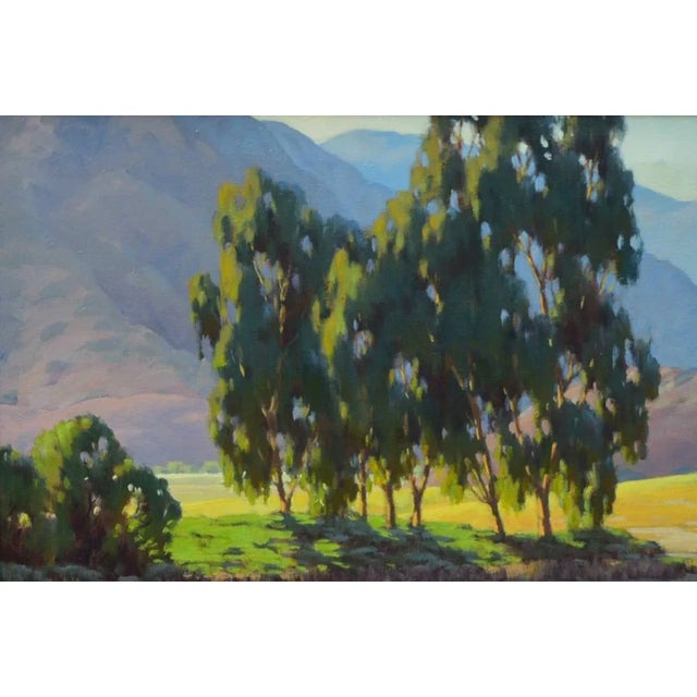 Jack Macartney (1893 - 1976) Summer Landscape, Laguna Beach 20"x40" oil on canvas signed lower right with original frame...