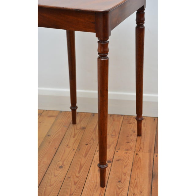 William IV English Mahogany Side Table, 1840 For Sale - Image 12 of 18