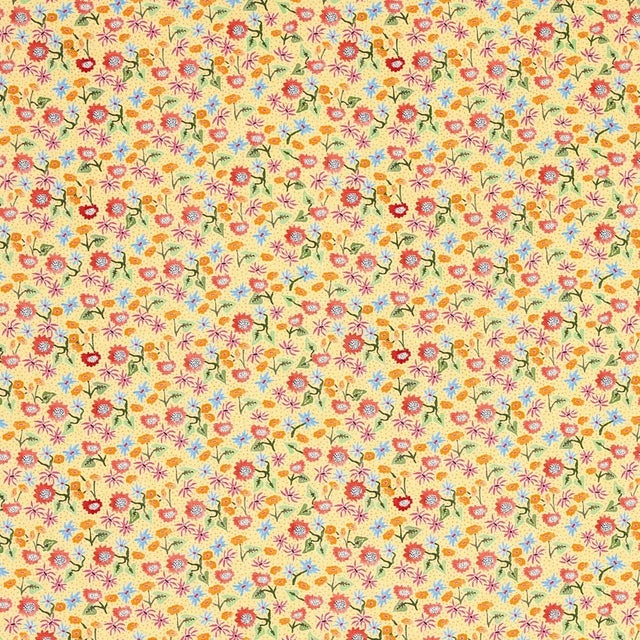 Not Yet Made - Made To Order Sample - Schumacher x Happy Menocal Calico Fabric In Giverny For Sale - Image 5 of 5