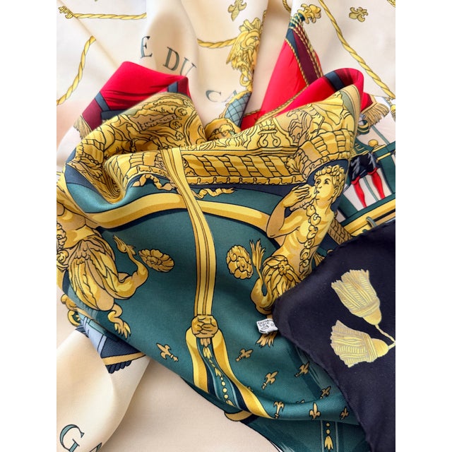 Hermès La Réale Silk Scarf 1990 by Grygkar Hugo For Sale - Image 10 of 12