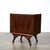 Mid-Century Book-Matched Walnut Diamond Front Nightstands by Albert Parvin For Sale - Image 11 of 12