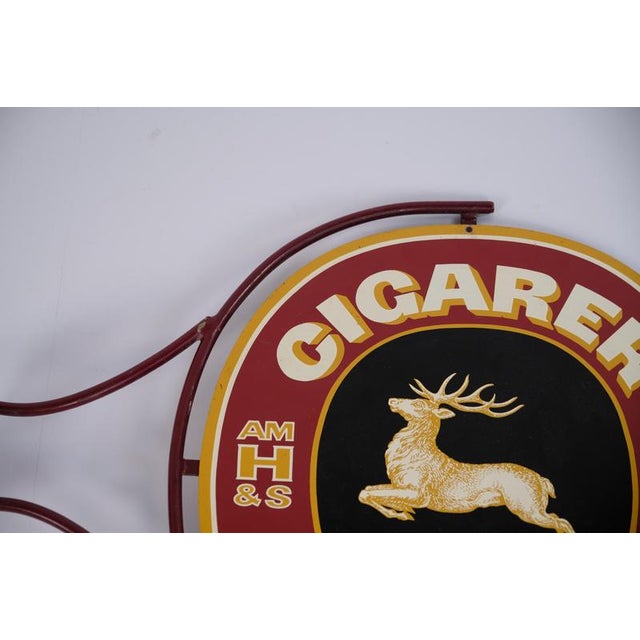 Original advertising sign for a.m. Hirschsprung & sønner, one of denmark’s most significant tobacco and cigar...