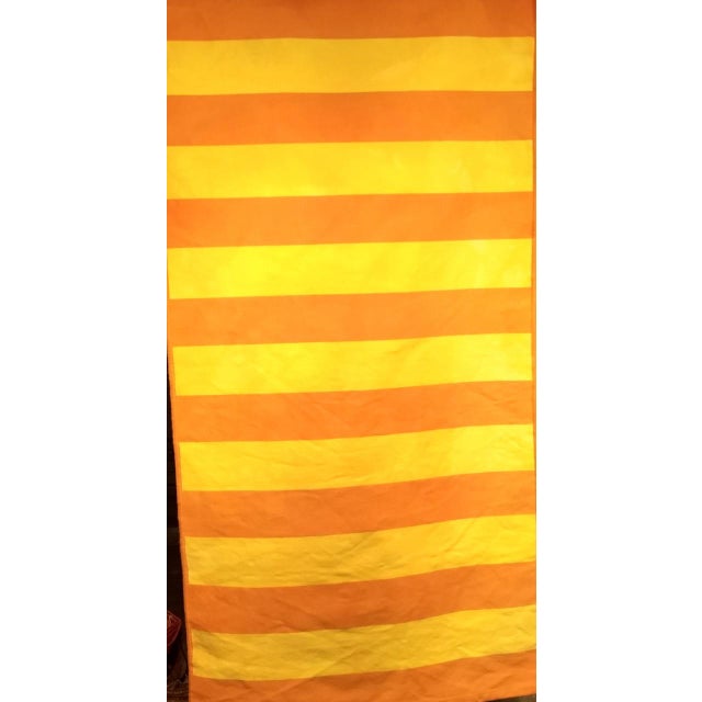 Cheerful and bold, this small vintage Moroccan kilim is a celebration of mid-century color at its most exuberant....