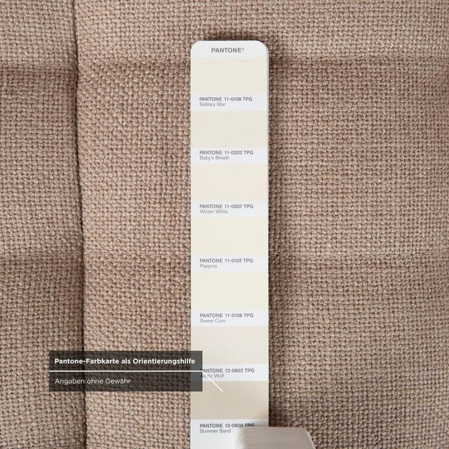 Fabric Two-Seater Grey Sand Taupe Ethnicraft N701 Sofa For Sale - Image 6 of 10