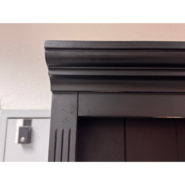 Wood Ballard Designs Tuscan Flush Center Bookcase For Sale - Image 7 of 12