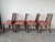 1960s English Georgian Chinese Chippendale Style Mahogany Cockpen Dining Chairs – Set of 4 For Sale In Miami - Image 6 of 17
