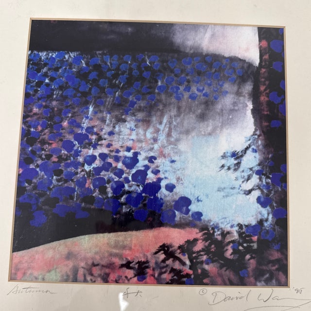 Circa 1996 David Z Wang Autumn a/P Lithograph, Signed For Sale - Image 10 of 12