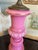 Antique Mary Gregory Pink Opaline Lamp For Sale - Image 13 of 16